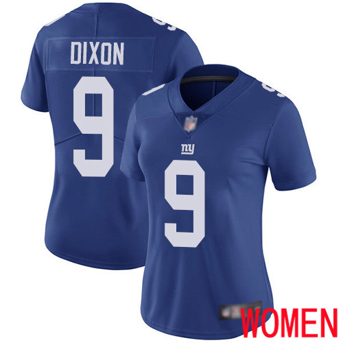 Women New York Giants #9 Riley Dixon Royal Blue Team Color Vapor Untouchable Limited Player Football NFL Jersey